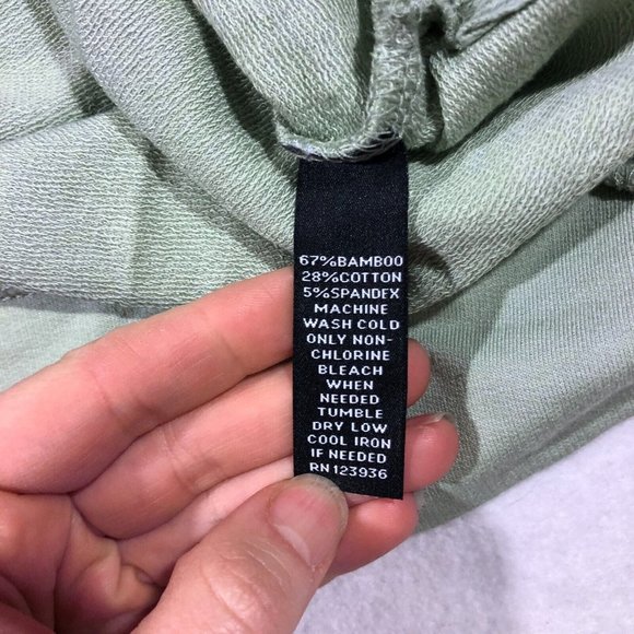 NEW Peach Womens XL Shafer Hoodie Top Bamboo UV P1481 Green NWT $89 - Picture 10 of 11